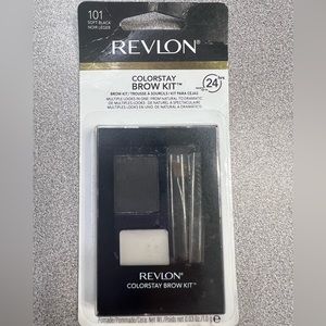 Revlon Color Stay Brow Kit 101 Black. **New**